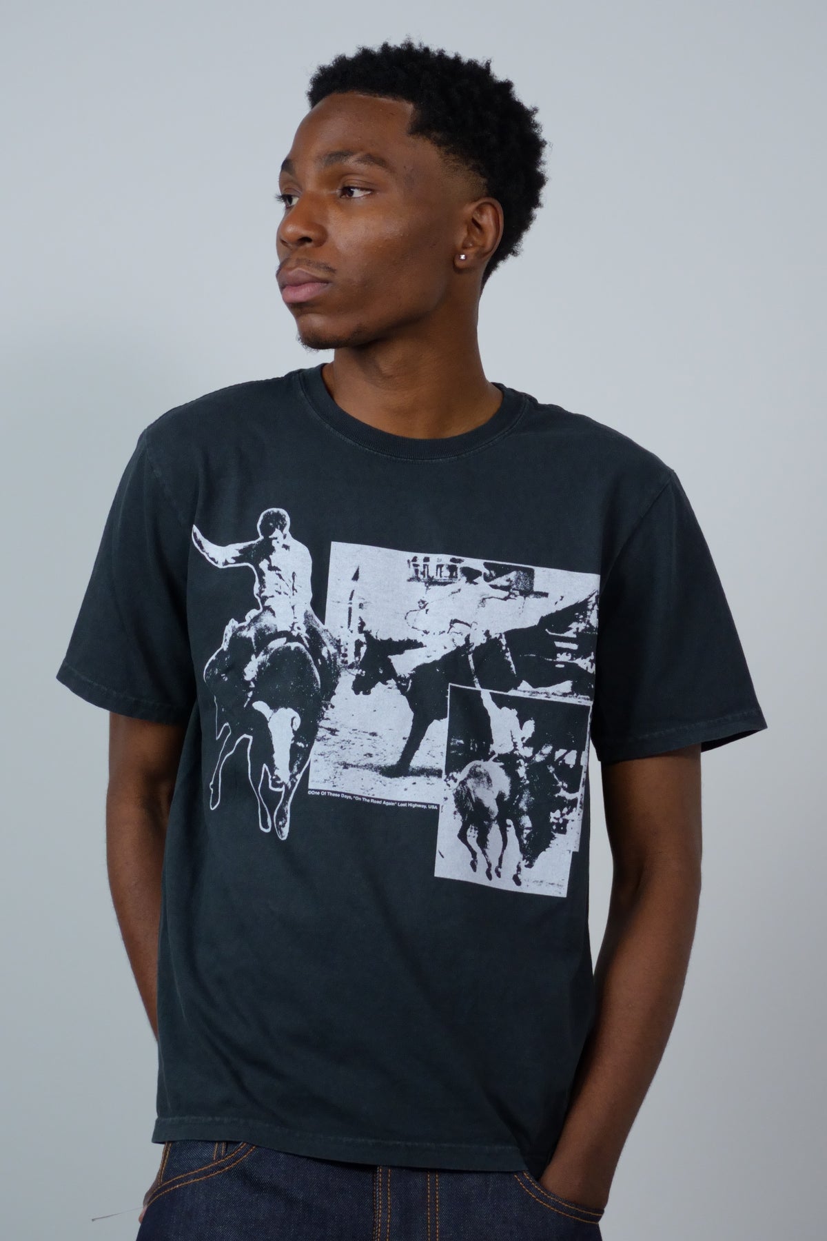 Americas Sport T-Shirt Washed Black