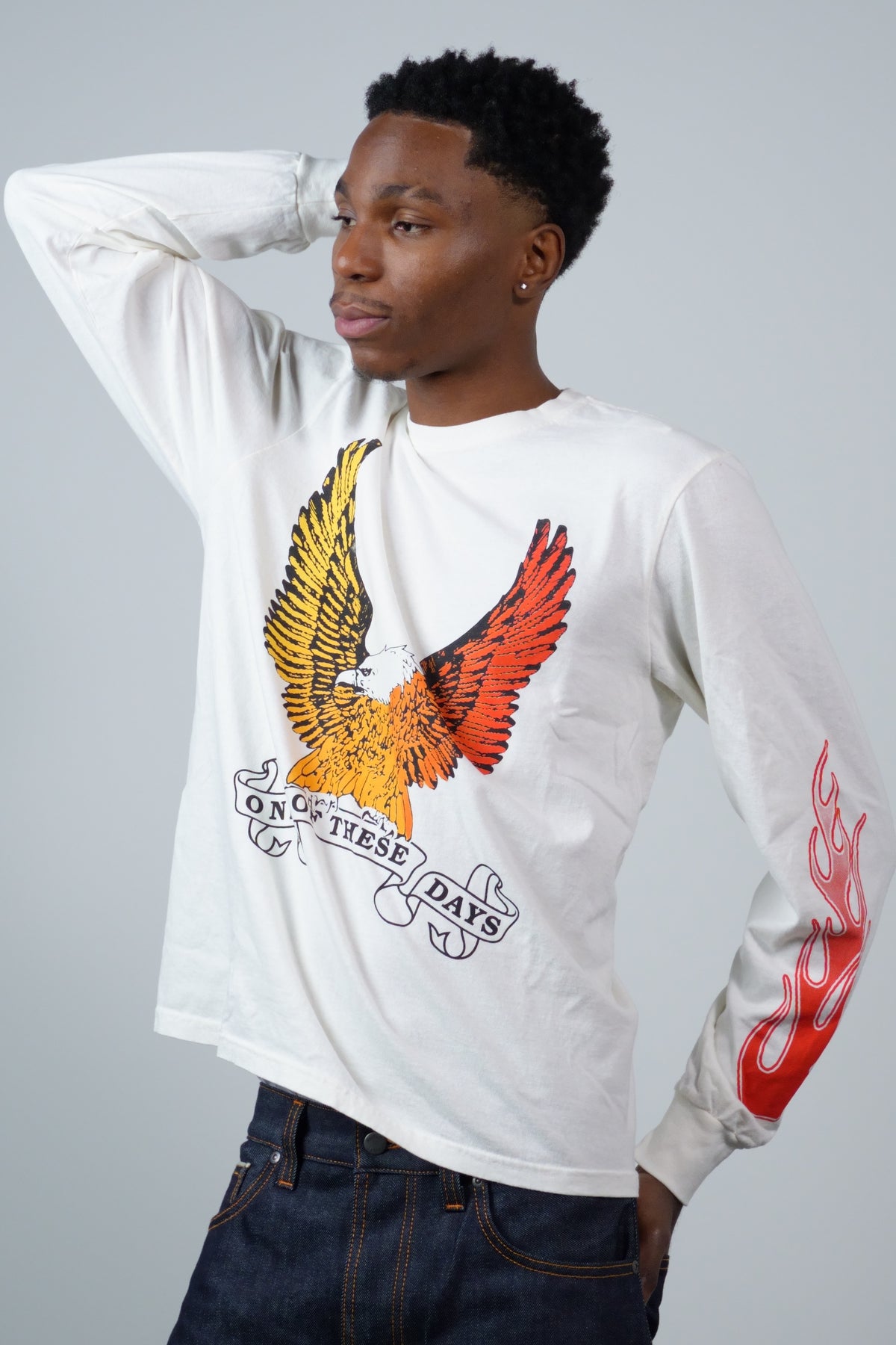 An American Original Long Sleeve T-Shirt Bone