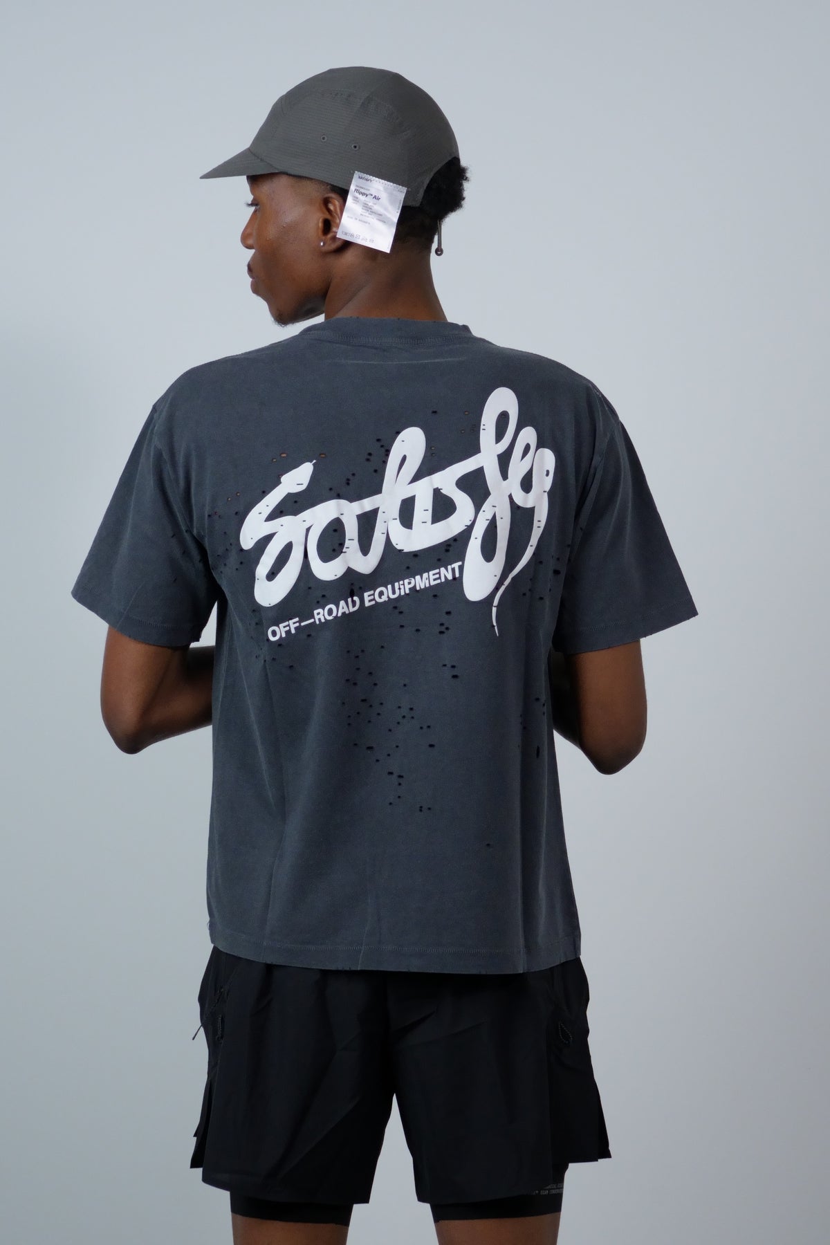 MothTech T-Shirt Aged Black Eagle