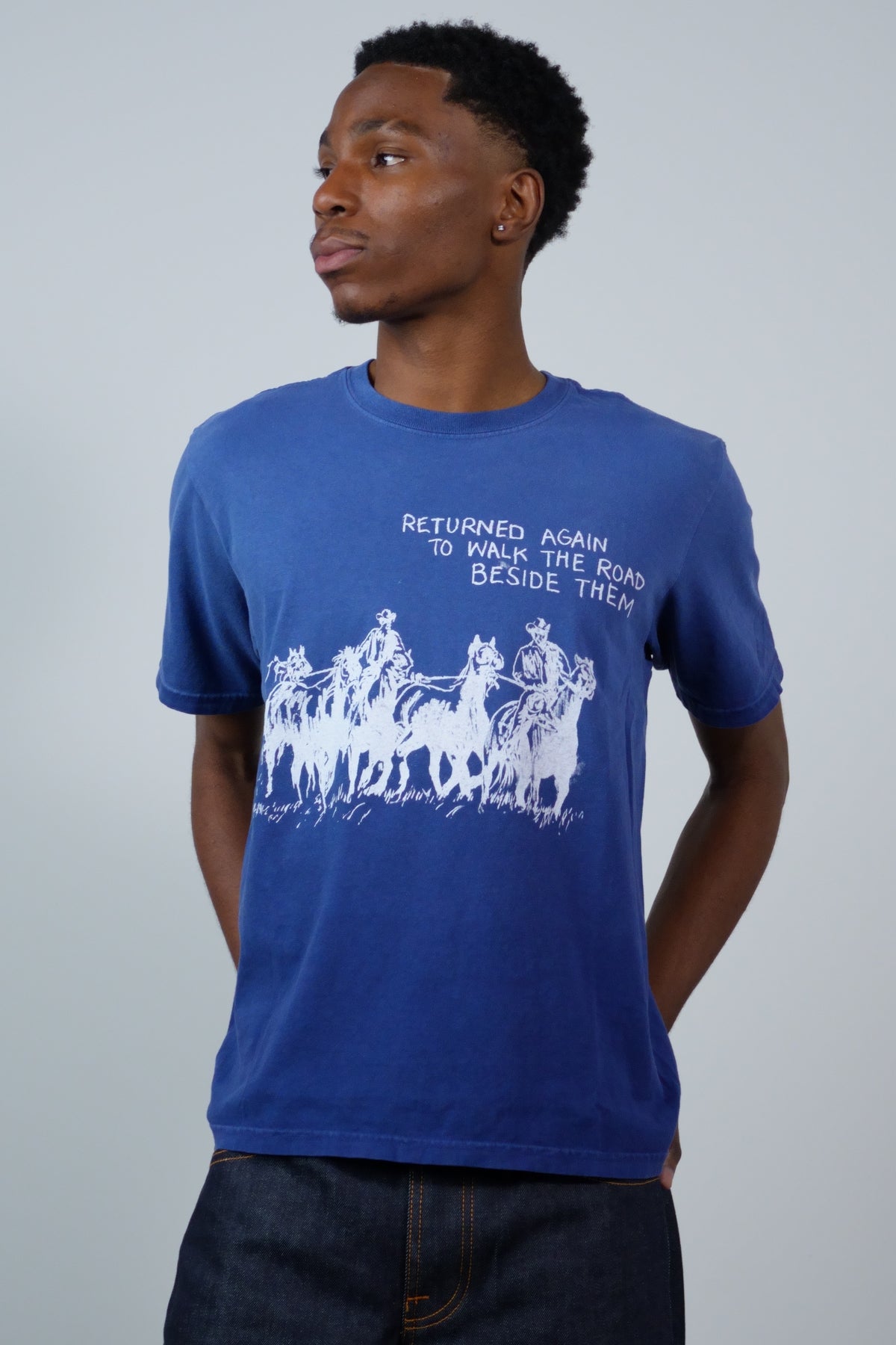 Return Again T-Shirt Sun Faded Navy