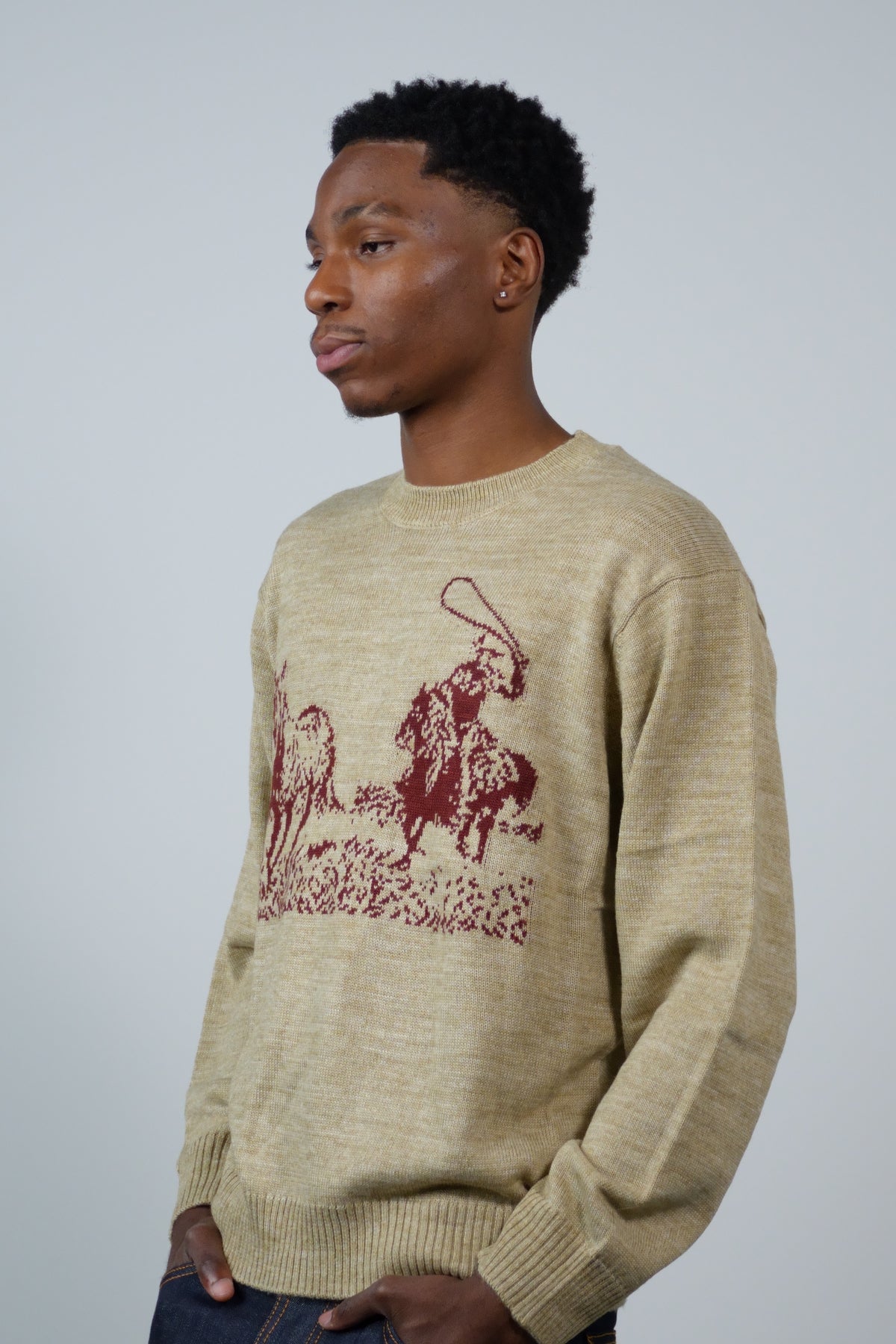Just For A Moment Knit Sweater Oatmeal