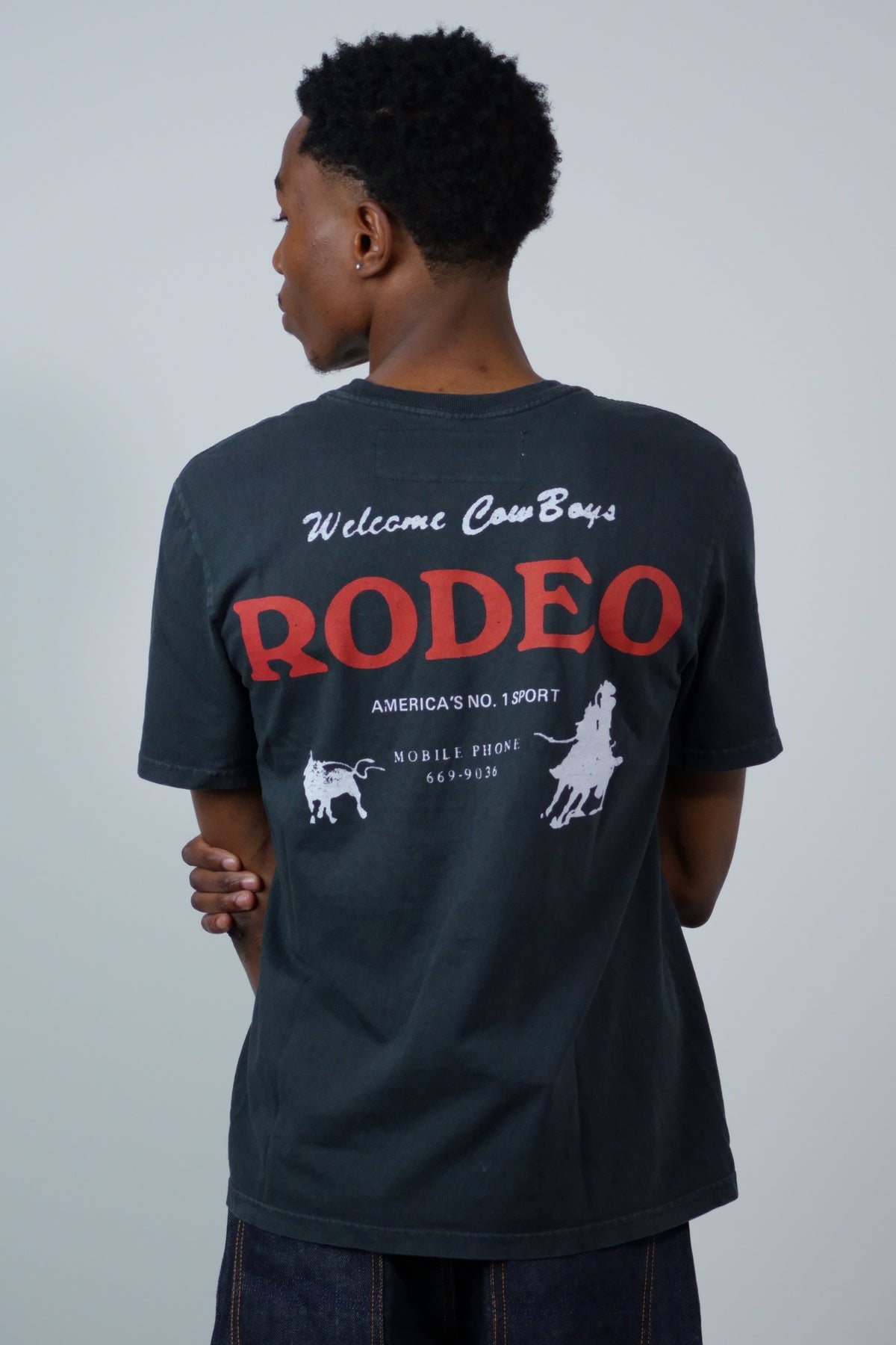 Americas Sport T-Shirt Washed Black