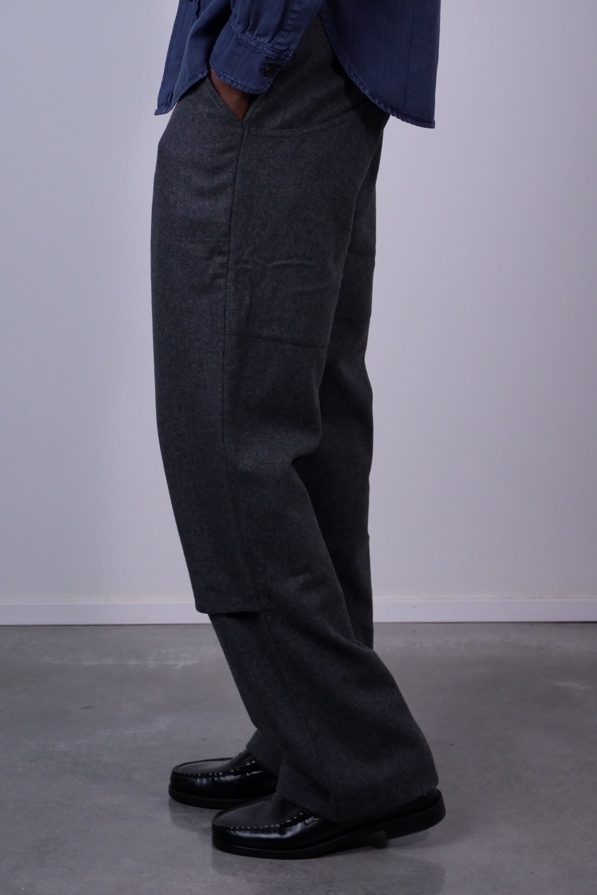 Doubleback Wool Pants Poppy Seed