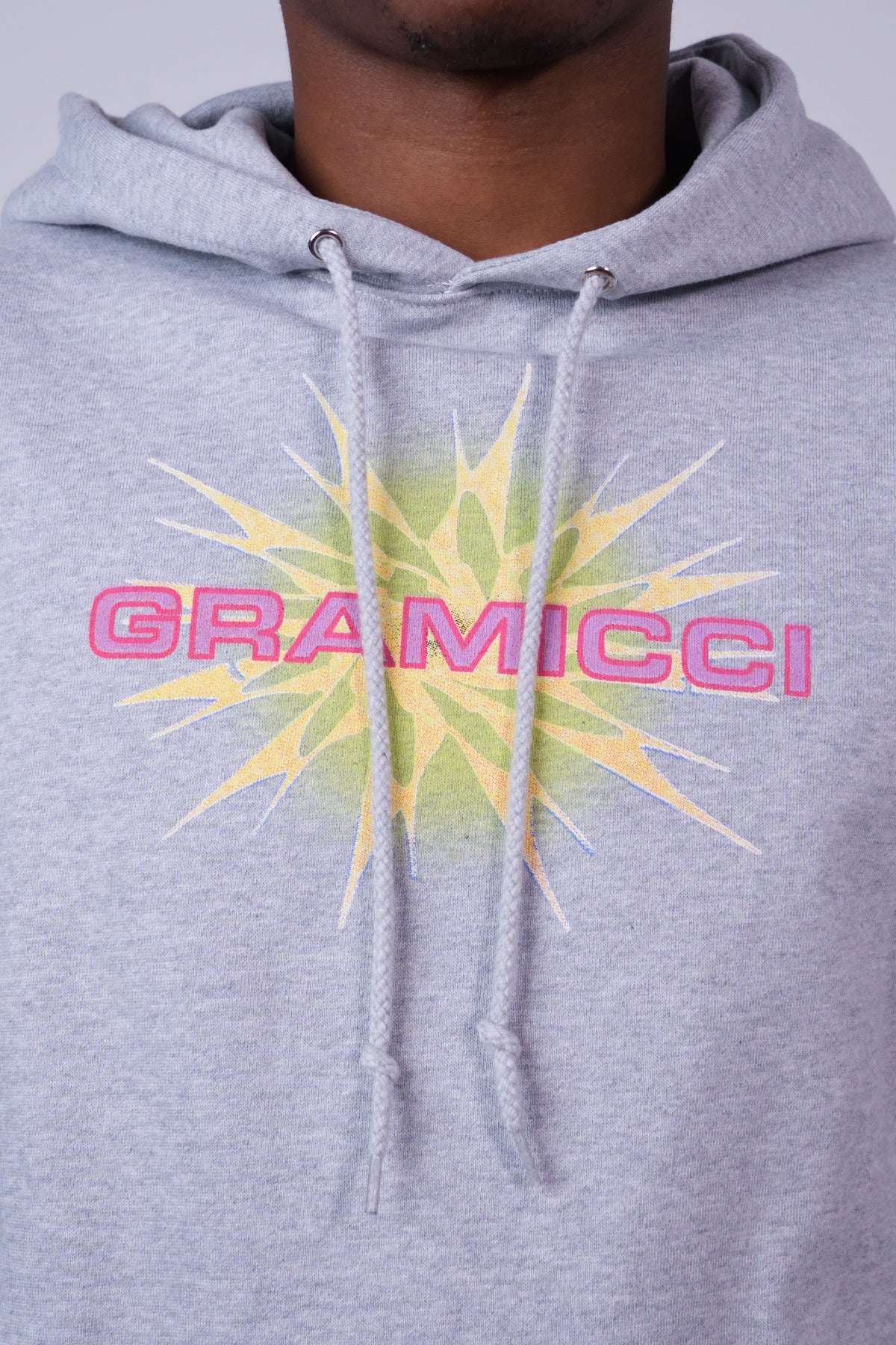 Starburst Hooded Sweatshirt Heather Grey