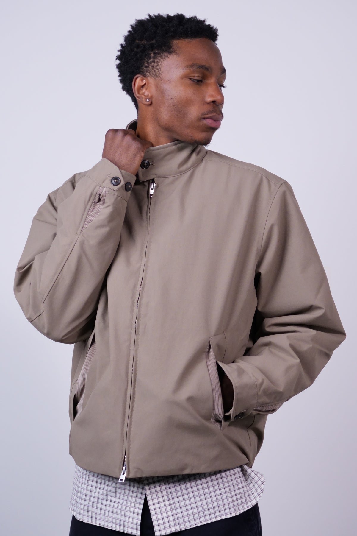 Froan Gore-Tex Windstopper Harrington Jacket Walnut