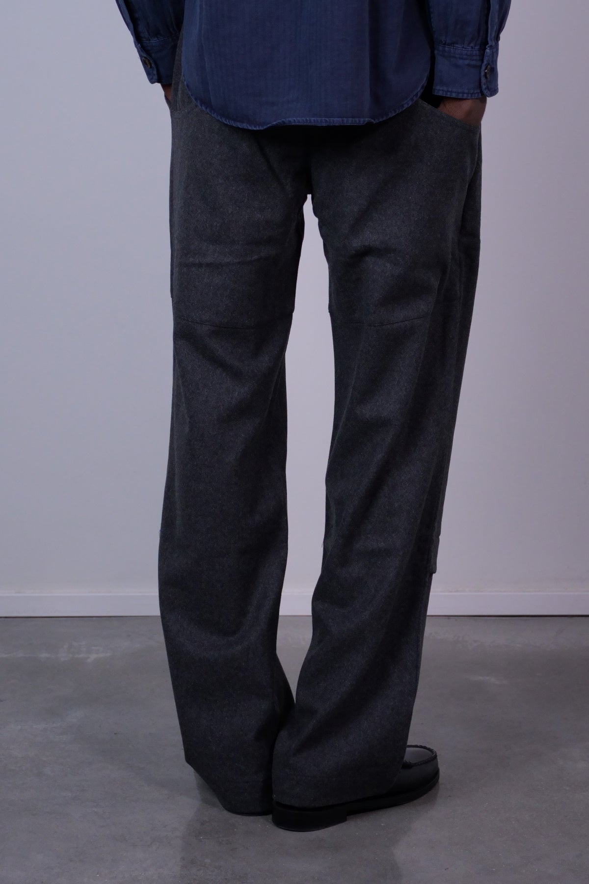 Doubleback Wool Pants Poppy Seed