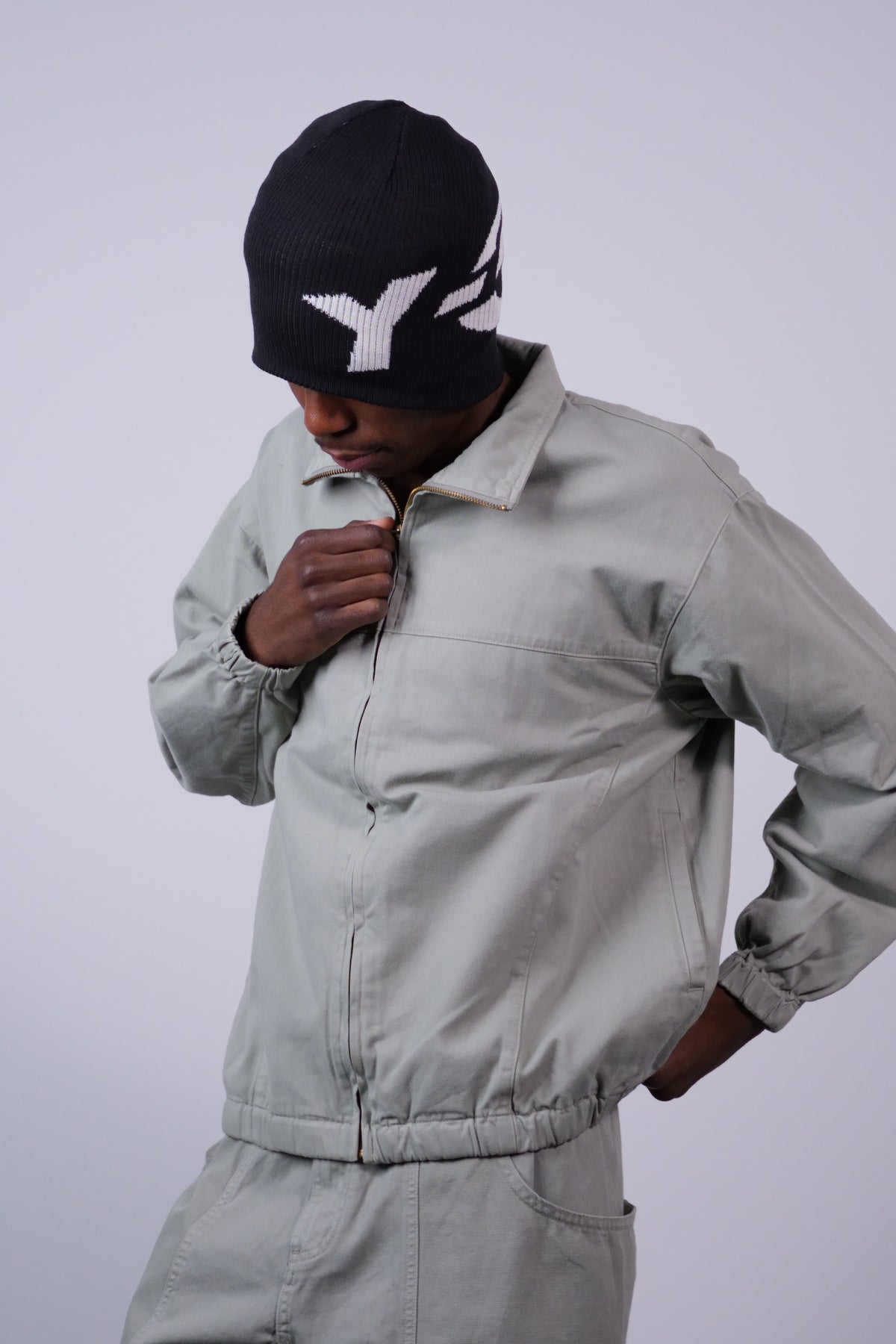 Twill-Around Jacket Dried Sage