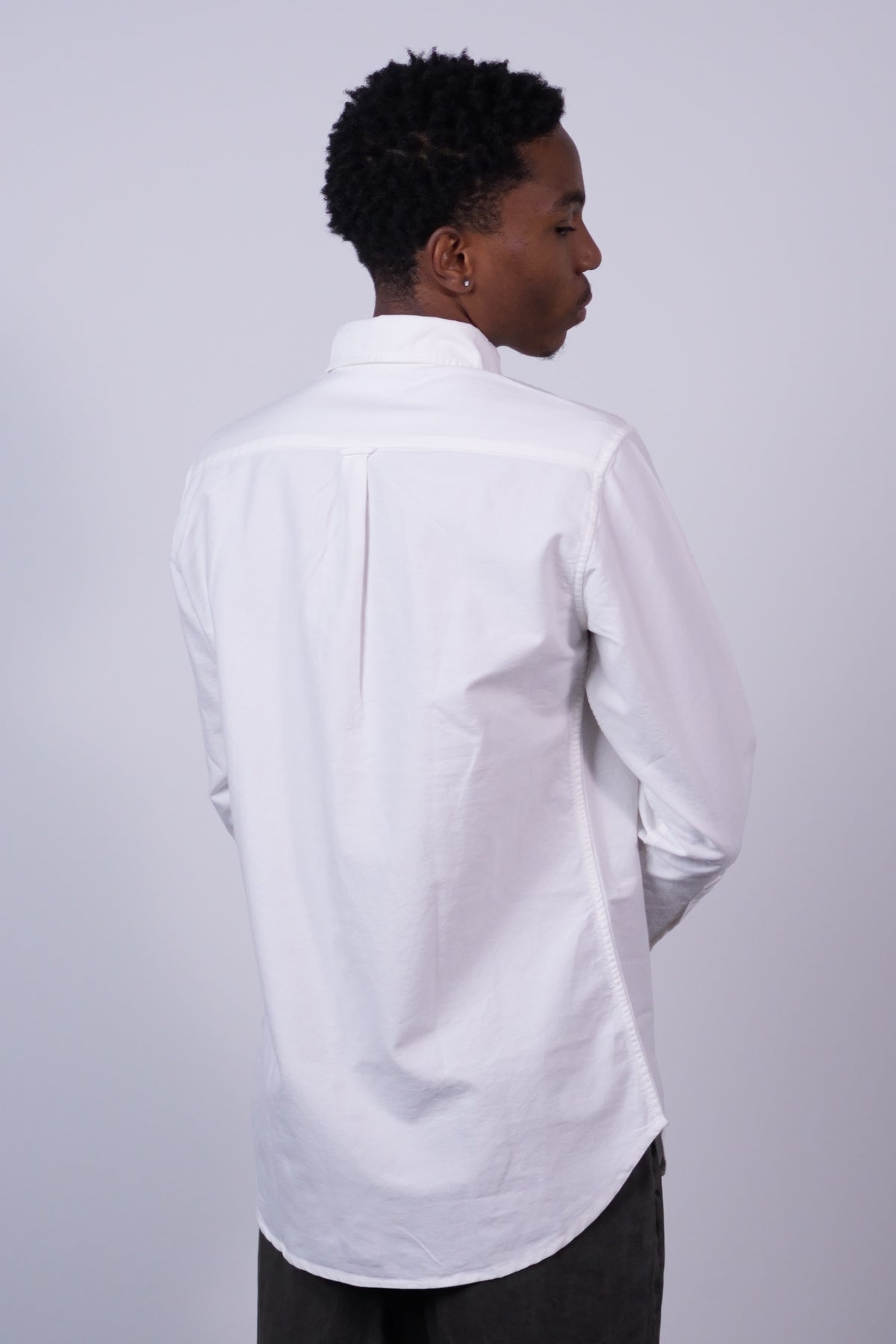 Oxford Cloth Button Down Shirt Classic White