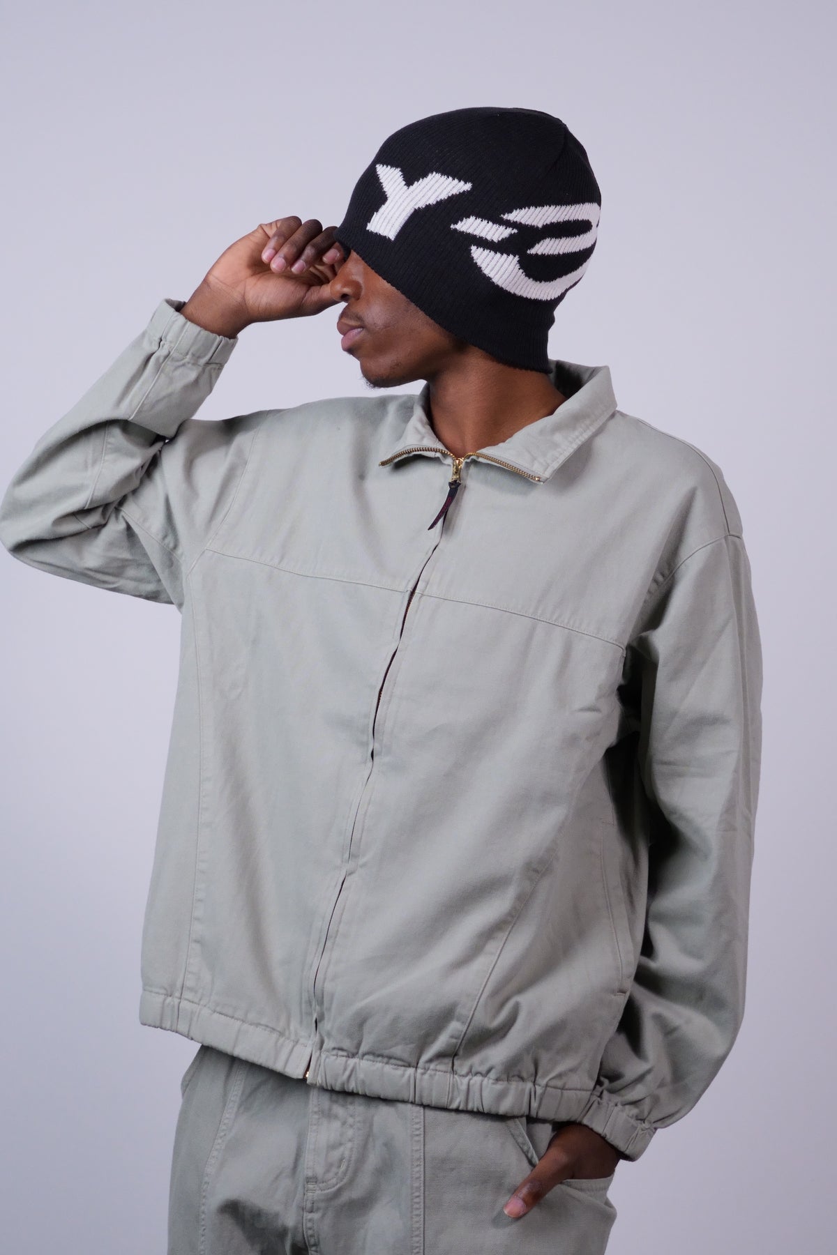 Twill-Around Jacket Dried Sage