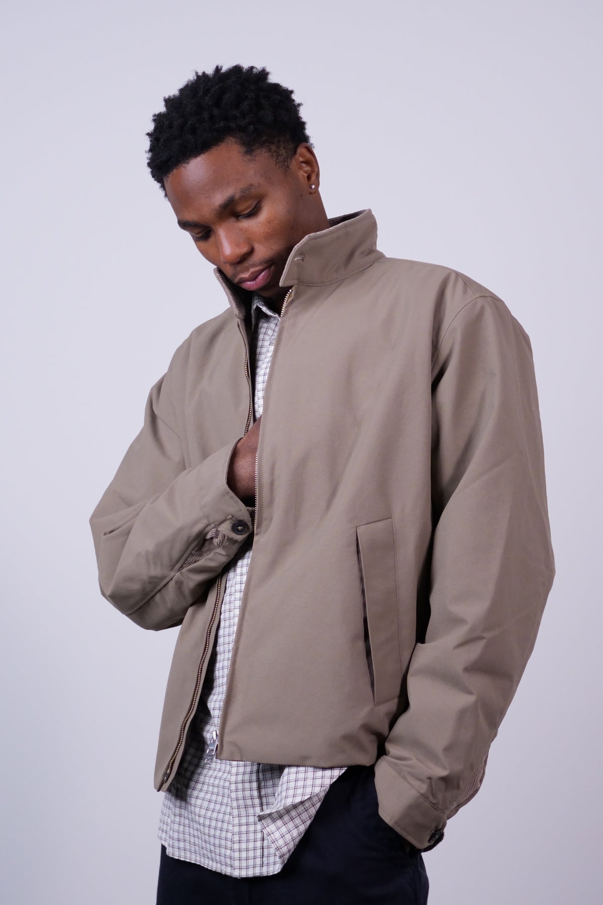 Froan Gore-Tex Windstopper Harrington Jacket Walnut