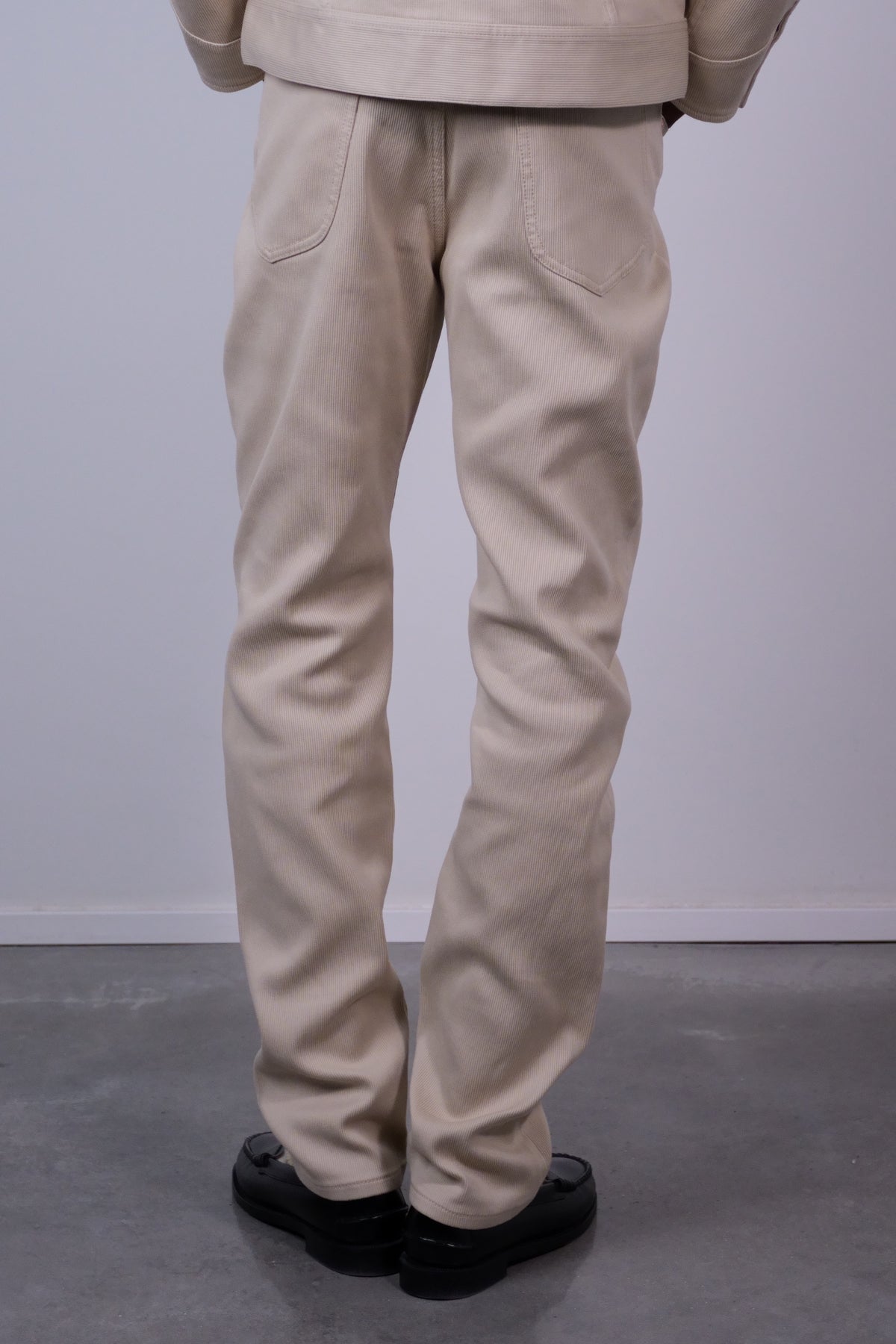 Bedford Cord 5 Pocket Pants Off White