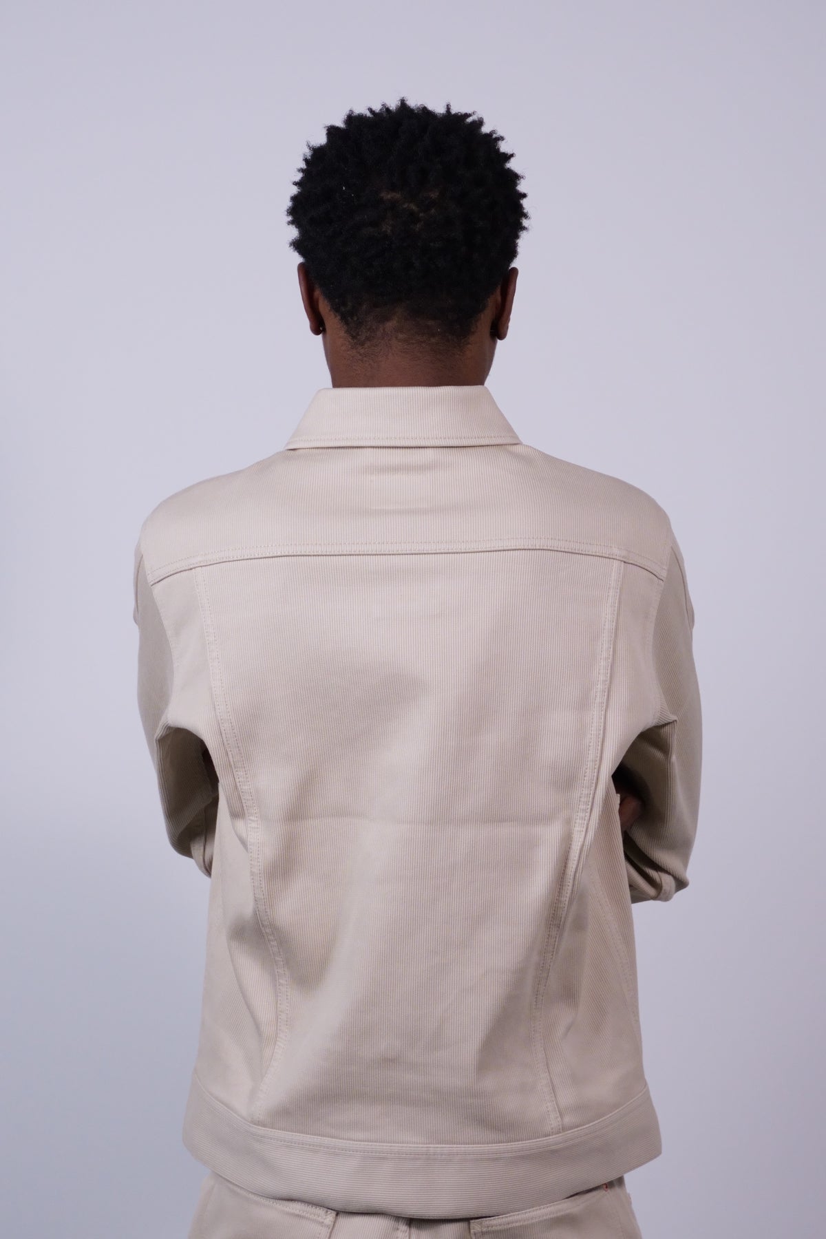 Bedford Cord Ranch Jacket Off White