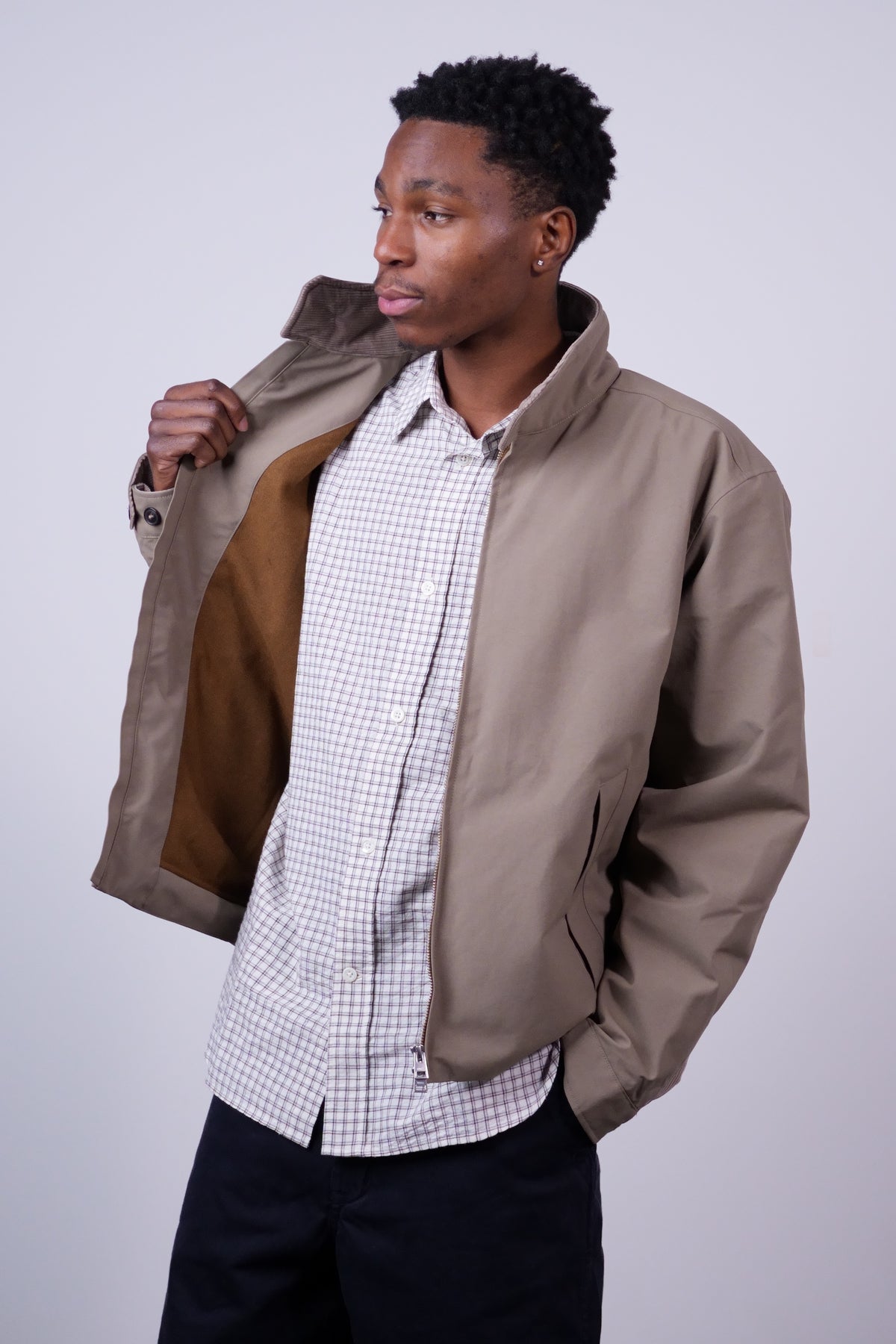 Froan Gore-Tex Windstopper Harrington Jacket Walnut