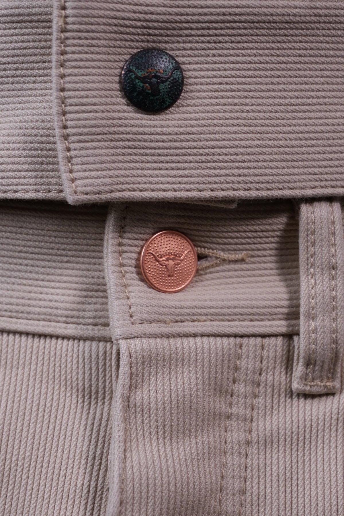 Bedford Cord 5 Pocket Pants Off White