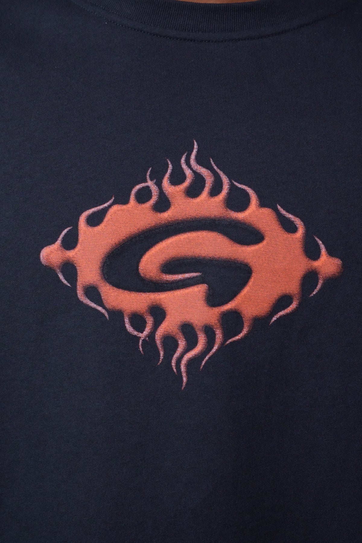 Flame L/S Tee Vintage Black