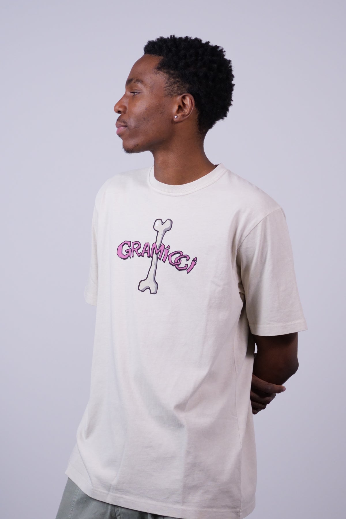Bone Tee Pigment Dyed Natural