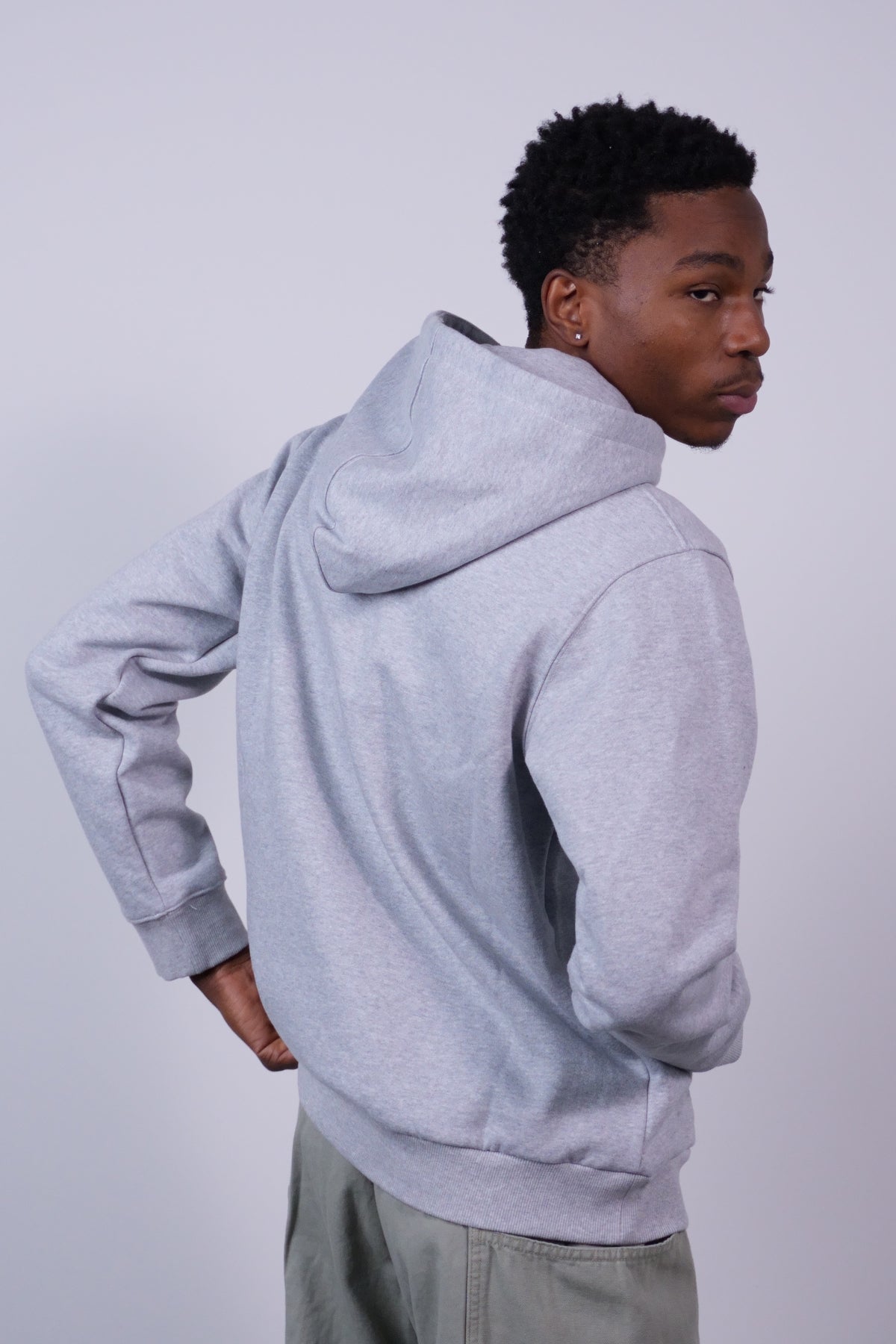 Starburst Hooded Sweatshirt Heather Grey