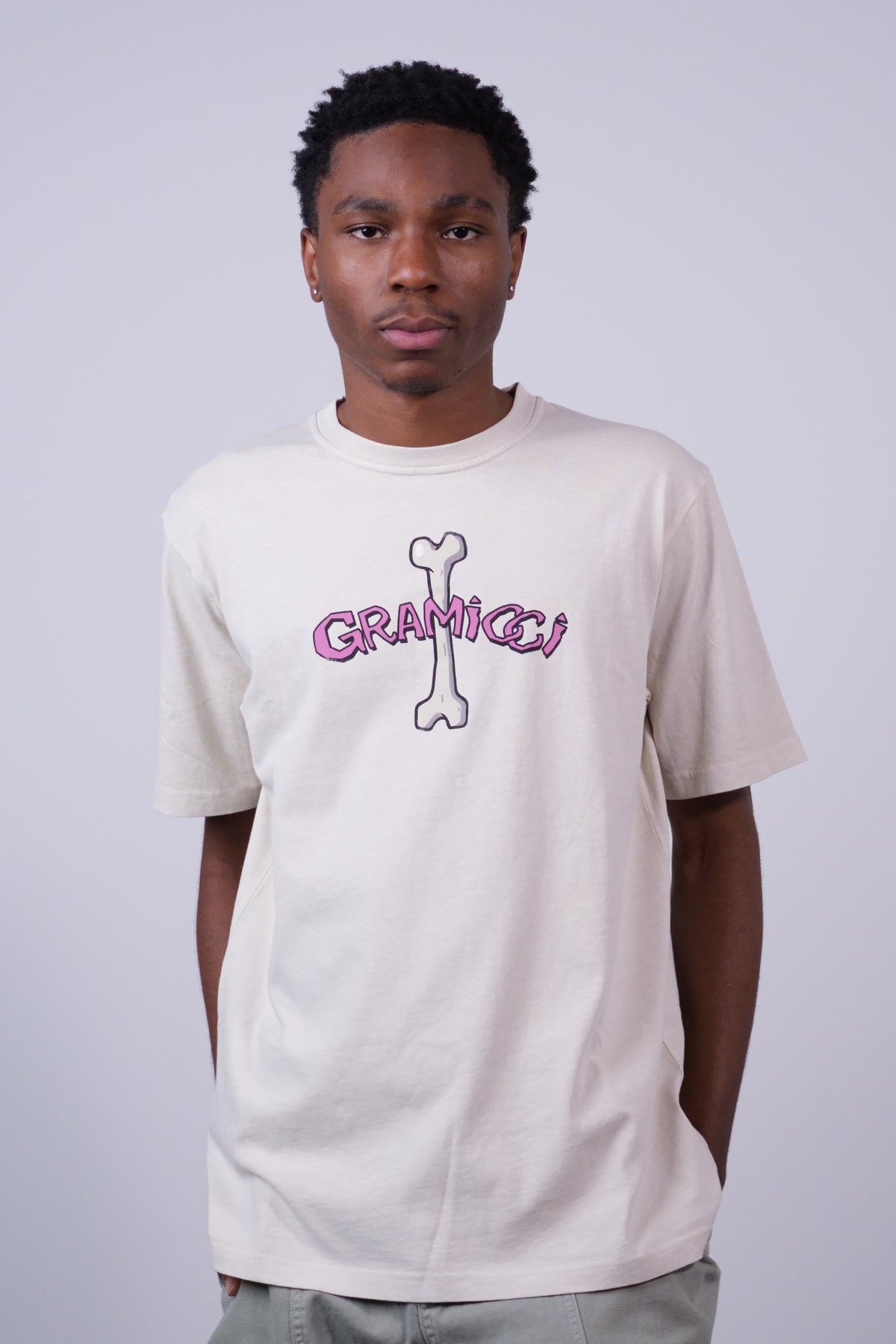 Bone Tee Pigment Dyed Natural