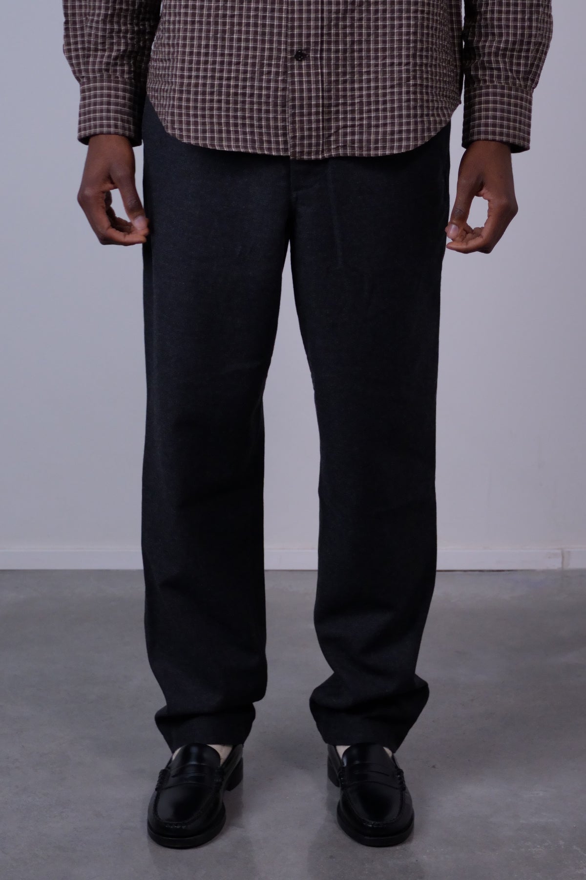 Trysil Regular Wool Trouser Charcoal Grey