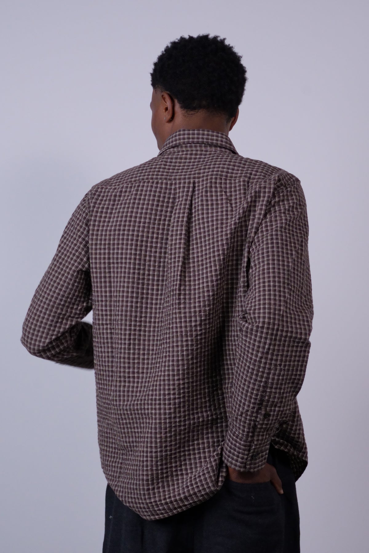 Kongshoved Check Relaxed Shirt Delicioso Brown