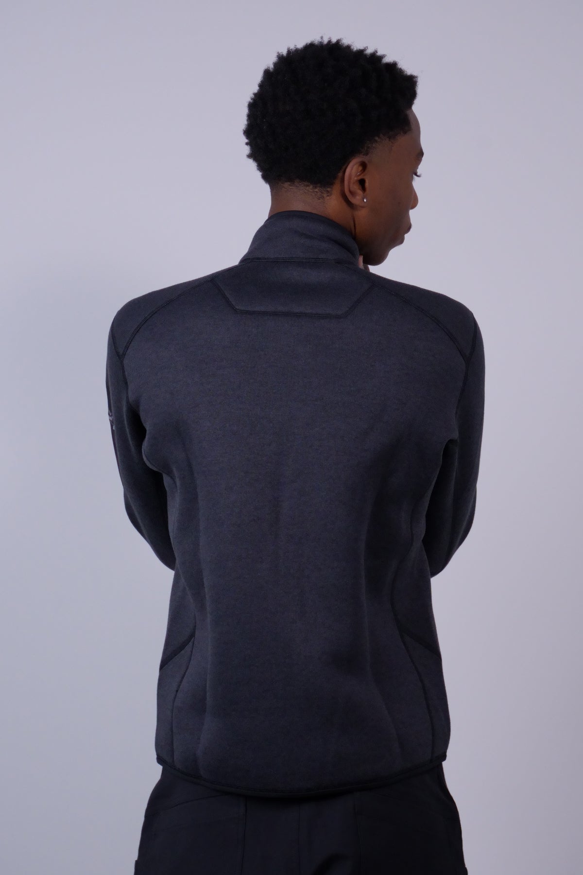 Covert Cardigan M Black Heather