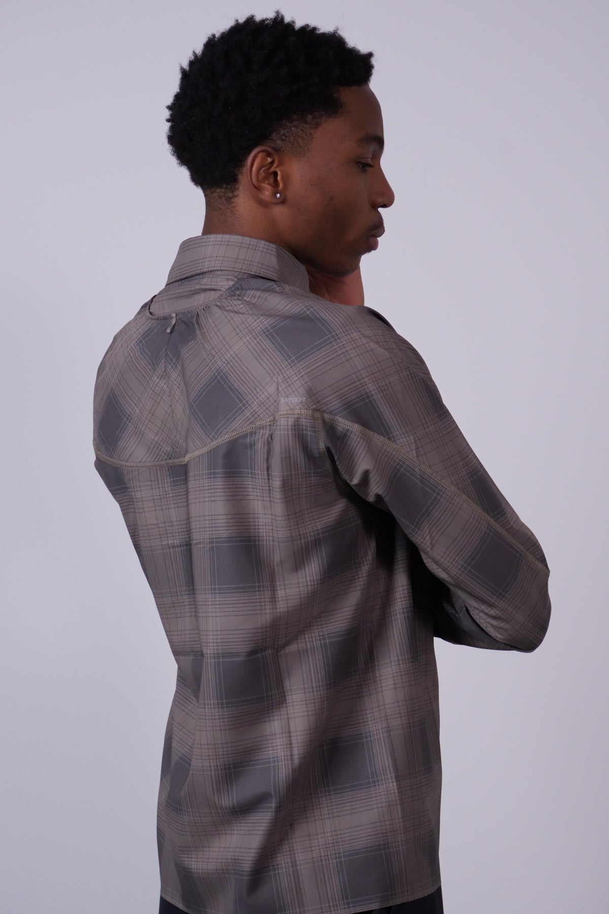 AmbientWarp™ River Shirt Check Green