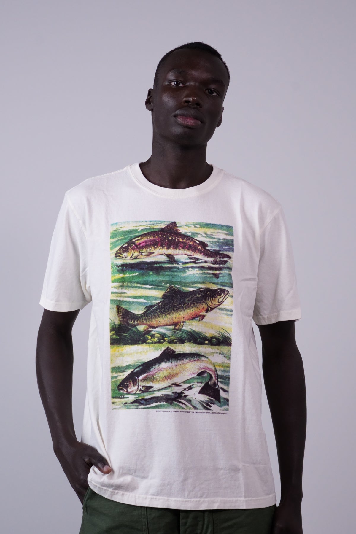 Down Stream T-Shirt Bone