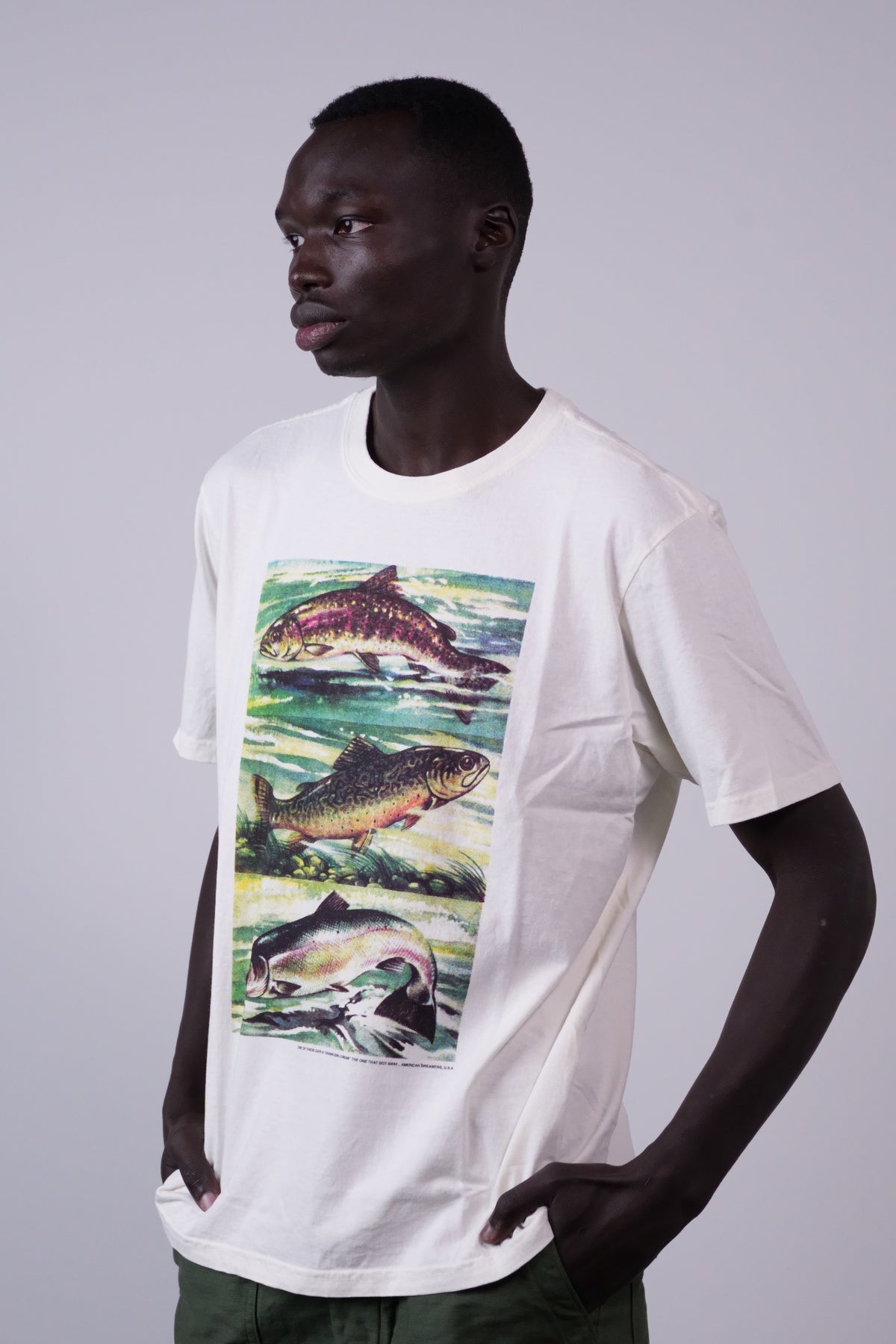 Down Stream T-Shirt Bone