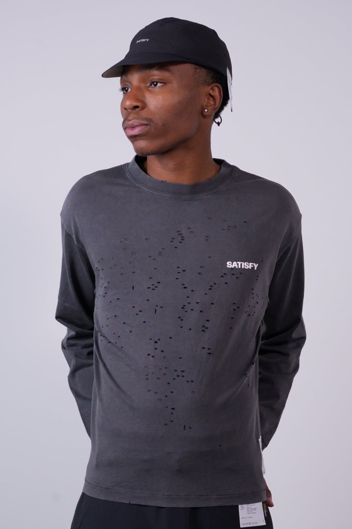 MothTech™ Long Tee Aged Black