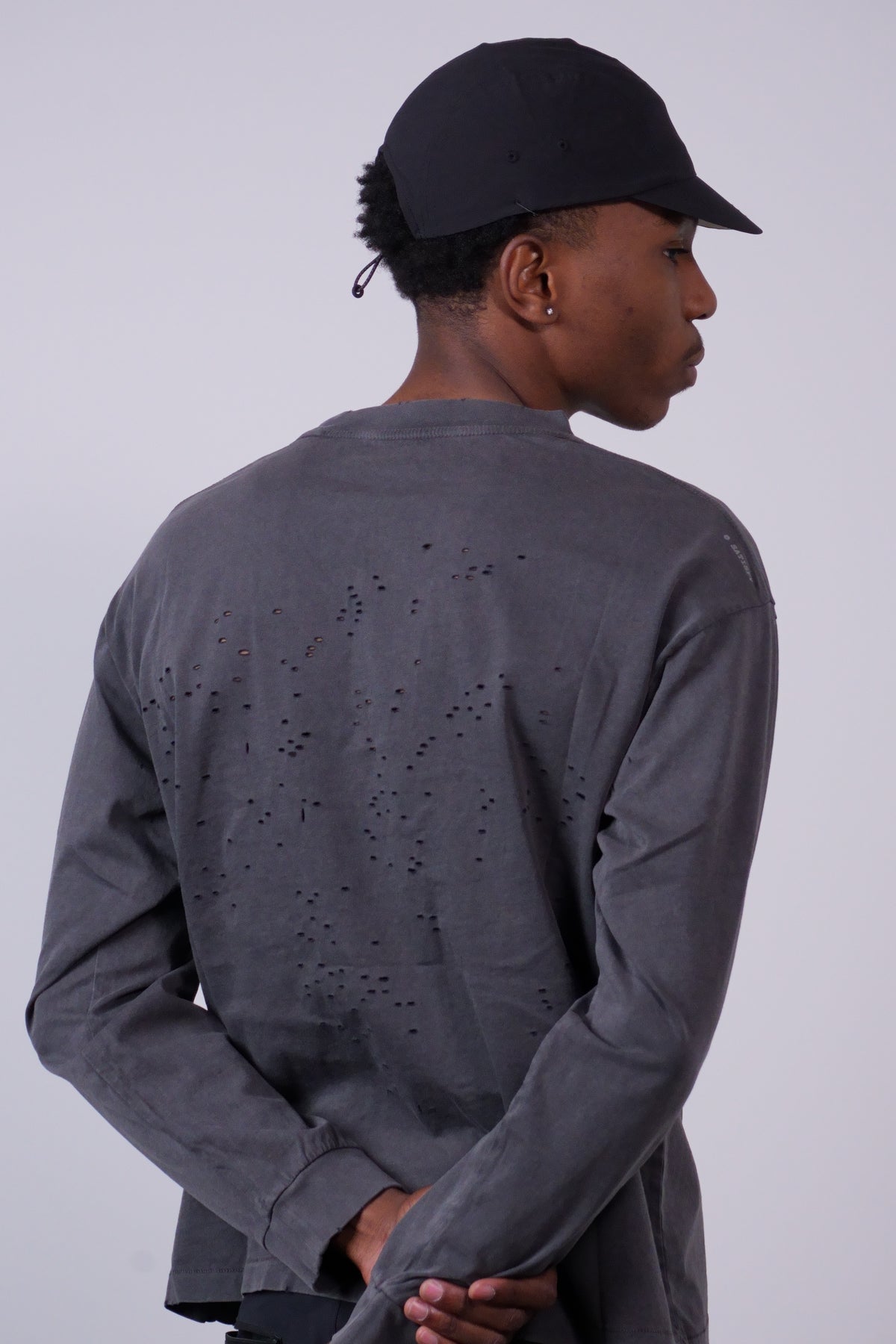 MothTech™ Long Tee Aged Black