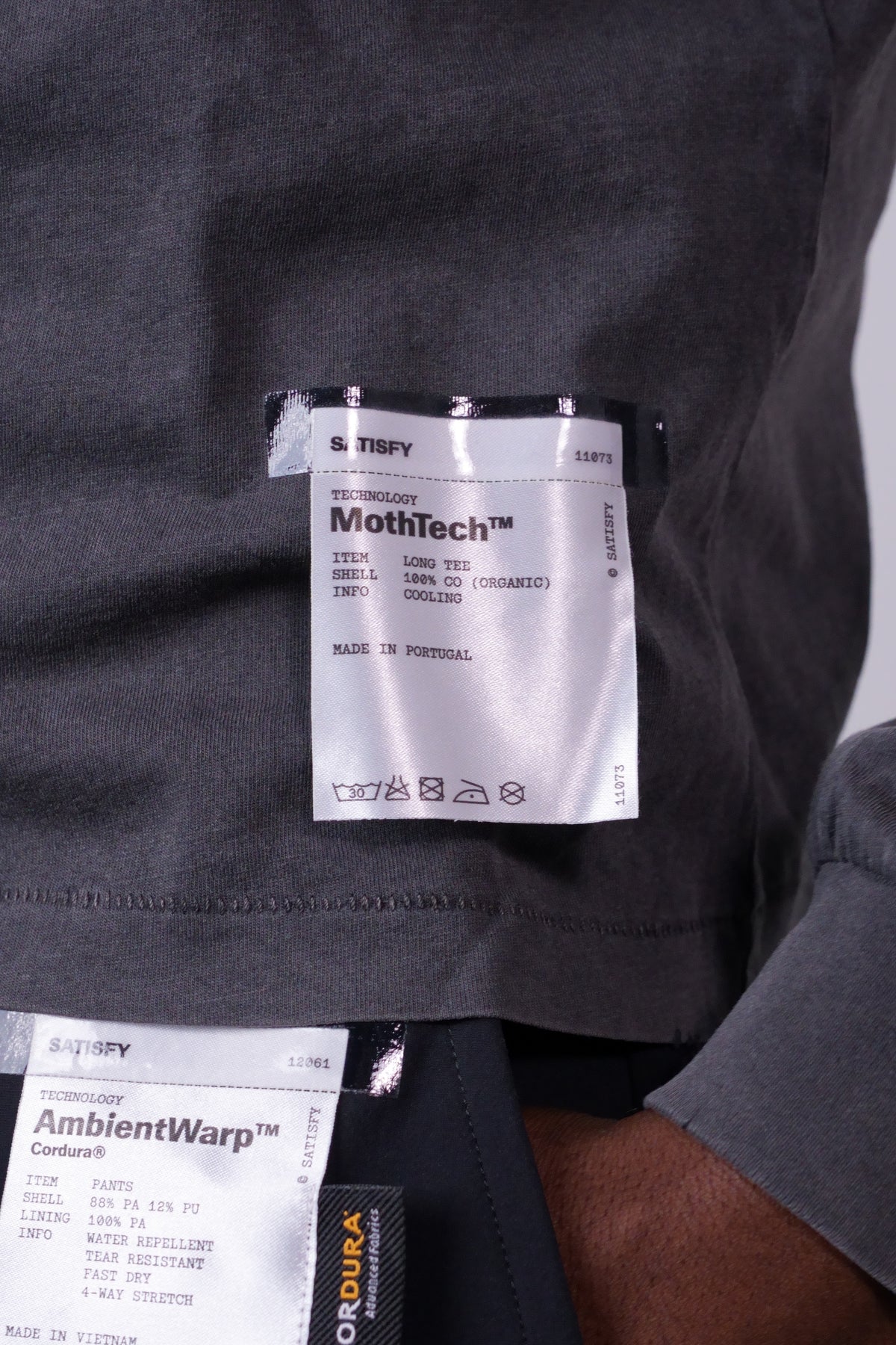 MothTech™ Long Tee Aged Black