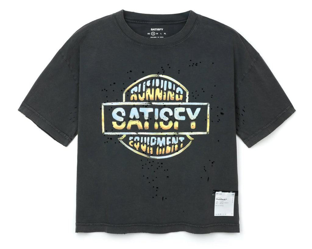 MothTech T-Shirt Harley Aged Black
