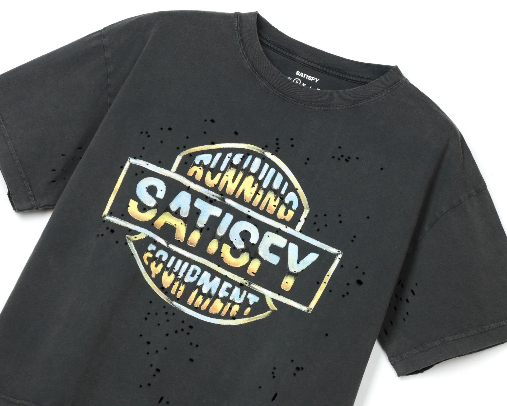 MothTech T-Shirt Harley Aged Black