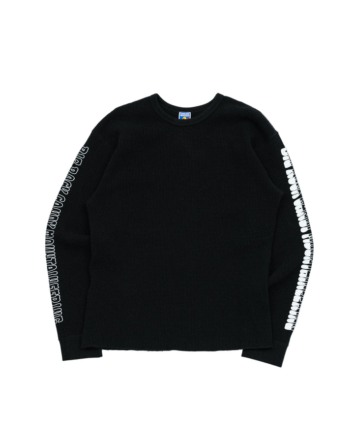 Gradient Logo Waffle Thermal Black Licorice