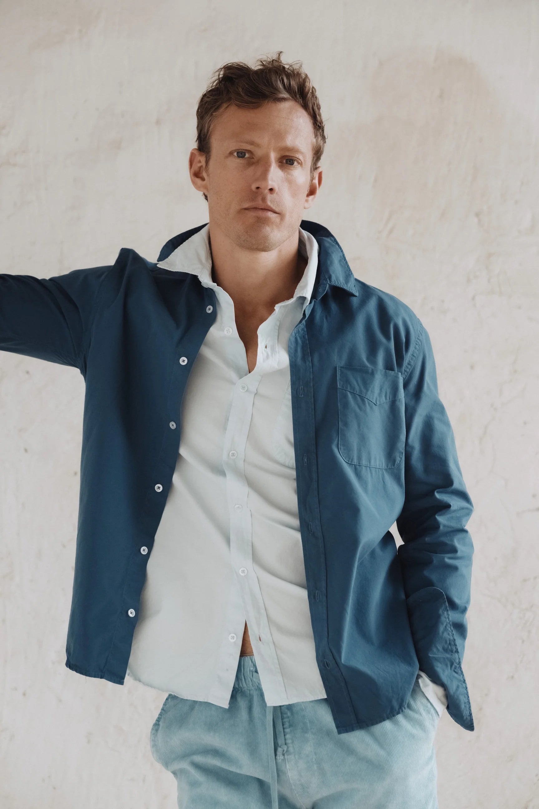 Poplin Standard Shirt Ocean