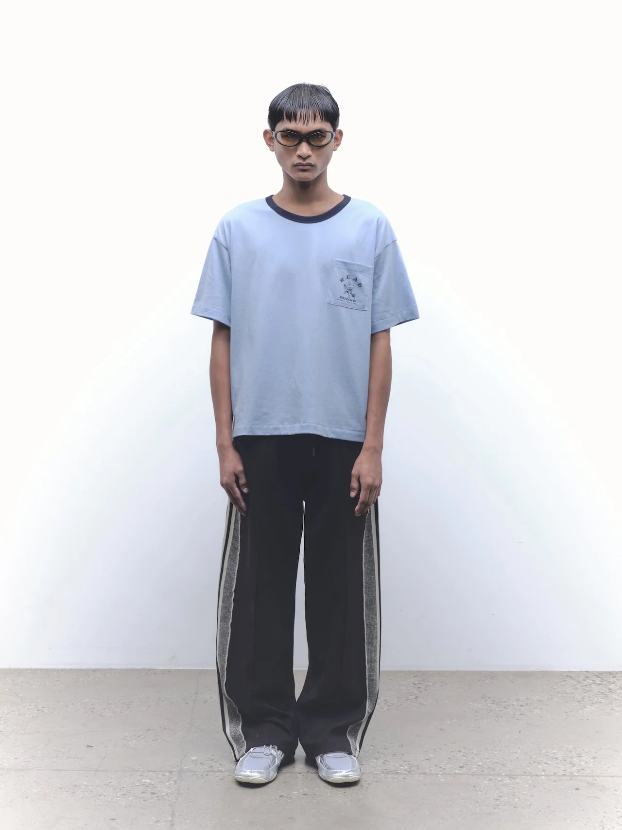 Read More Books Ringer Tee Blue