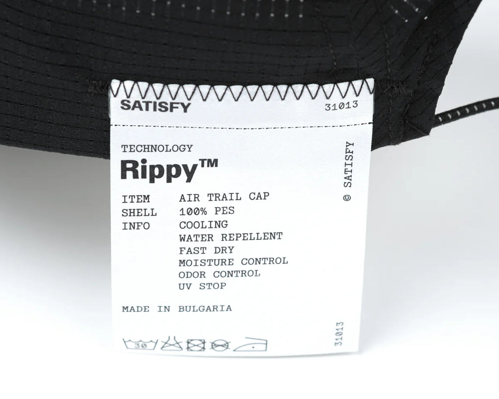 Rippy Air Trail Cap Black