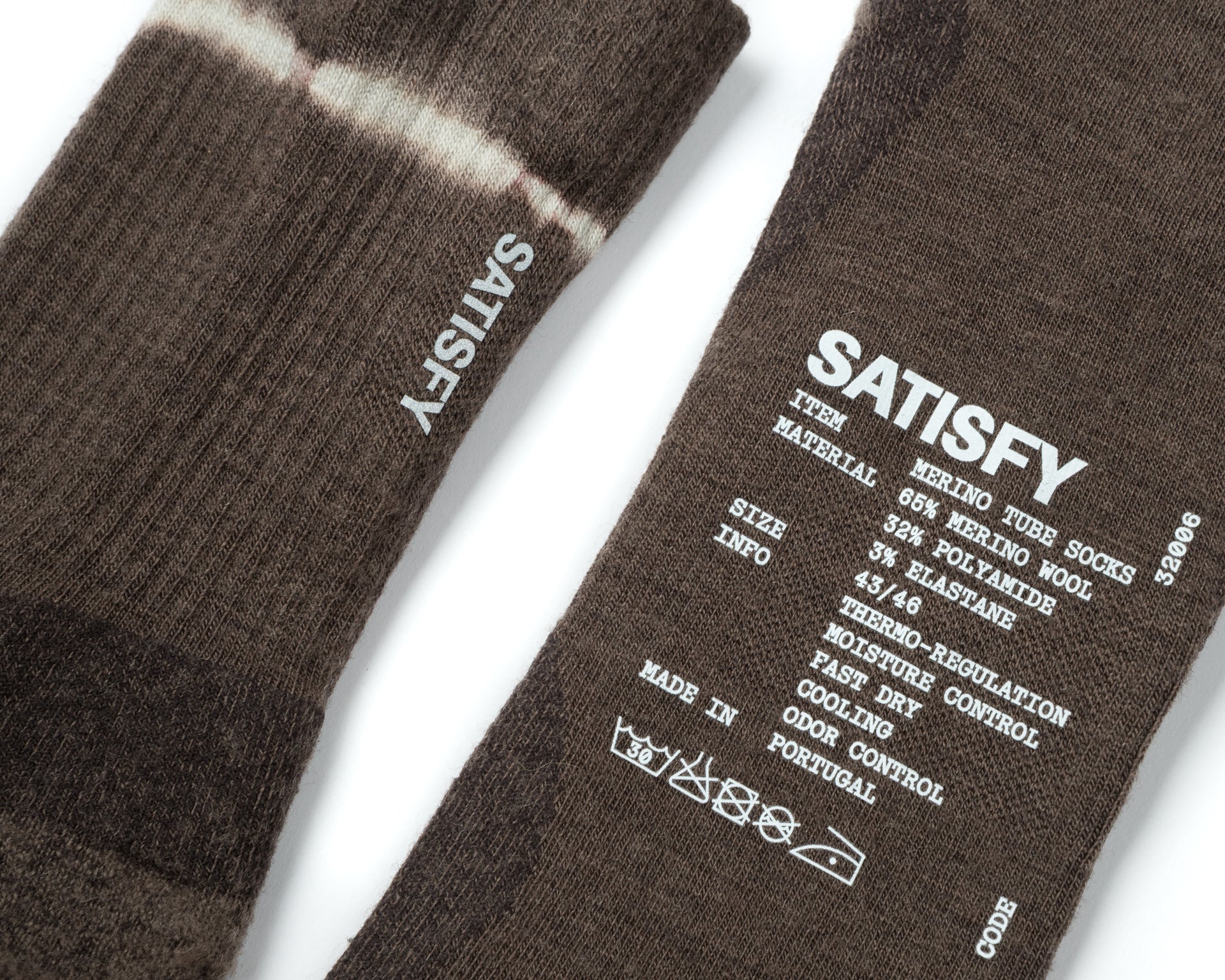 Merino Nylon Tube Socks Falcon Tie-Dye