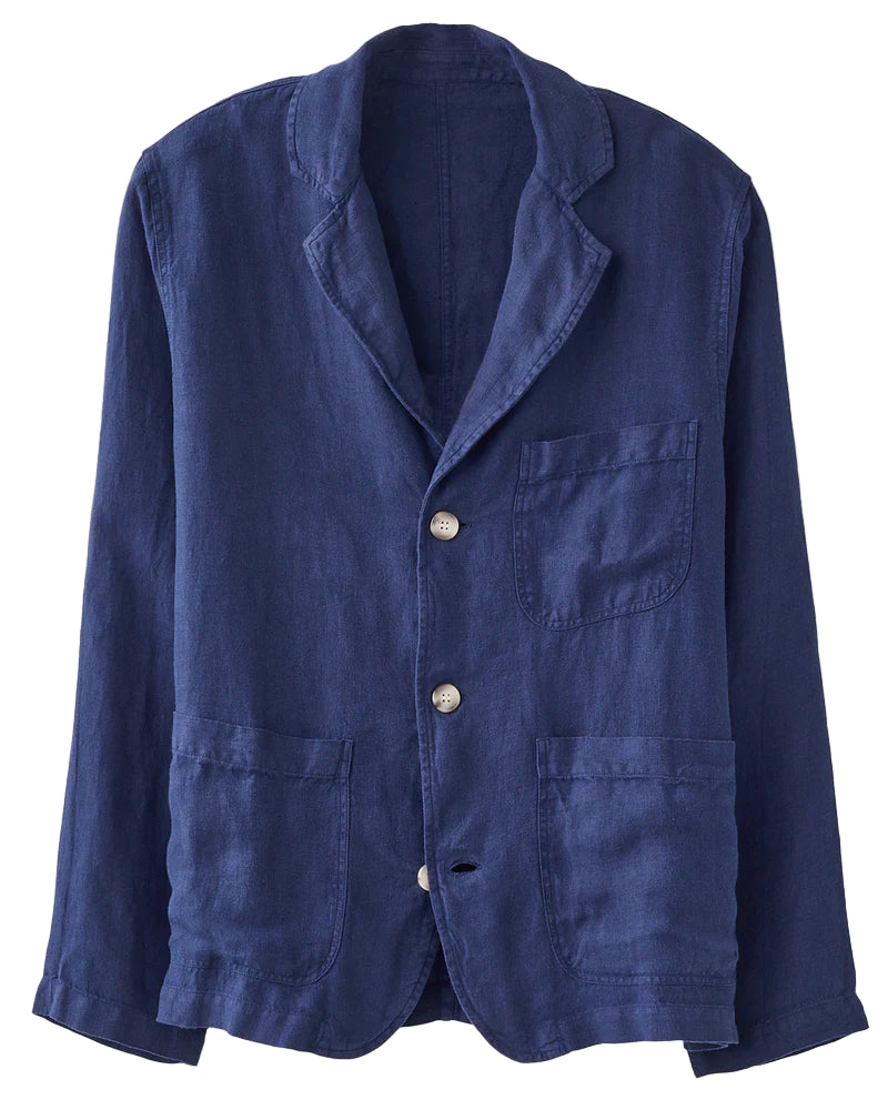 3 Button Blazer Navy