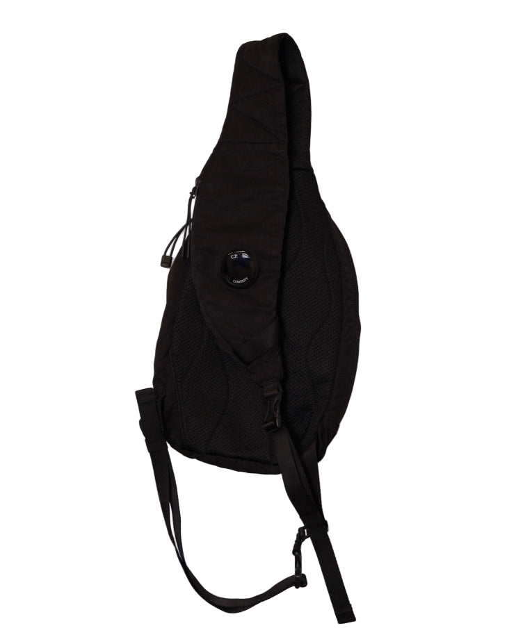 Nylon B Crossbody Rucksack - Black