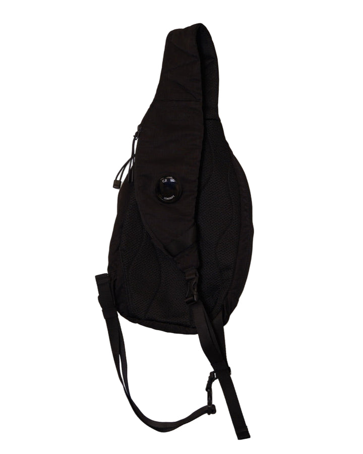 Nylon B Crossbody Rucksack - Black