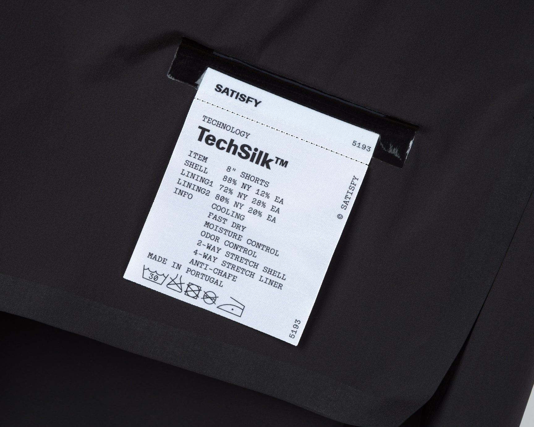 TechSilk 8" Shorts Black