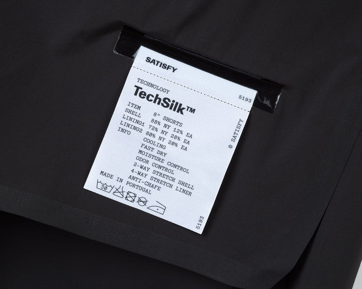 TechSilk 8" Shorts Black