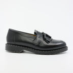 Black Hi-Shine Tassel Loafer