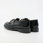 Black Hi-Shine Tassel Loafer