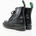 Black Hi-Shine 8 Eye Derby Boot