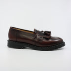 Burgundy Rub-Off Tassel Loafer