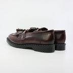 Burgundy Rub-Off Tassel Loafer