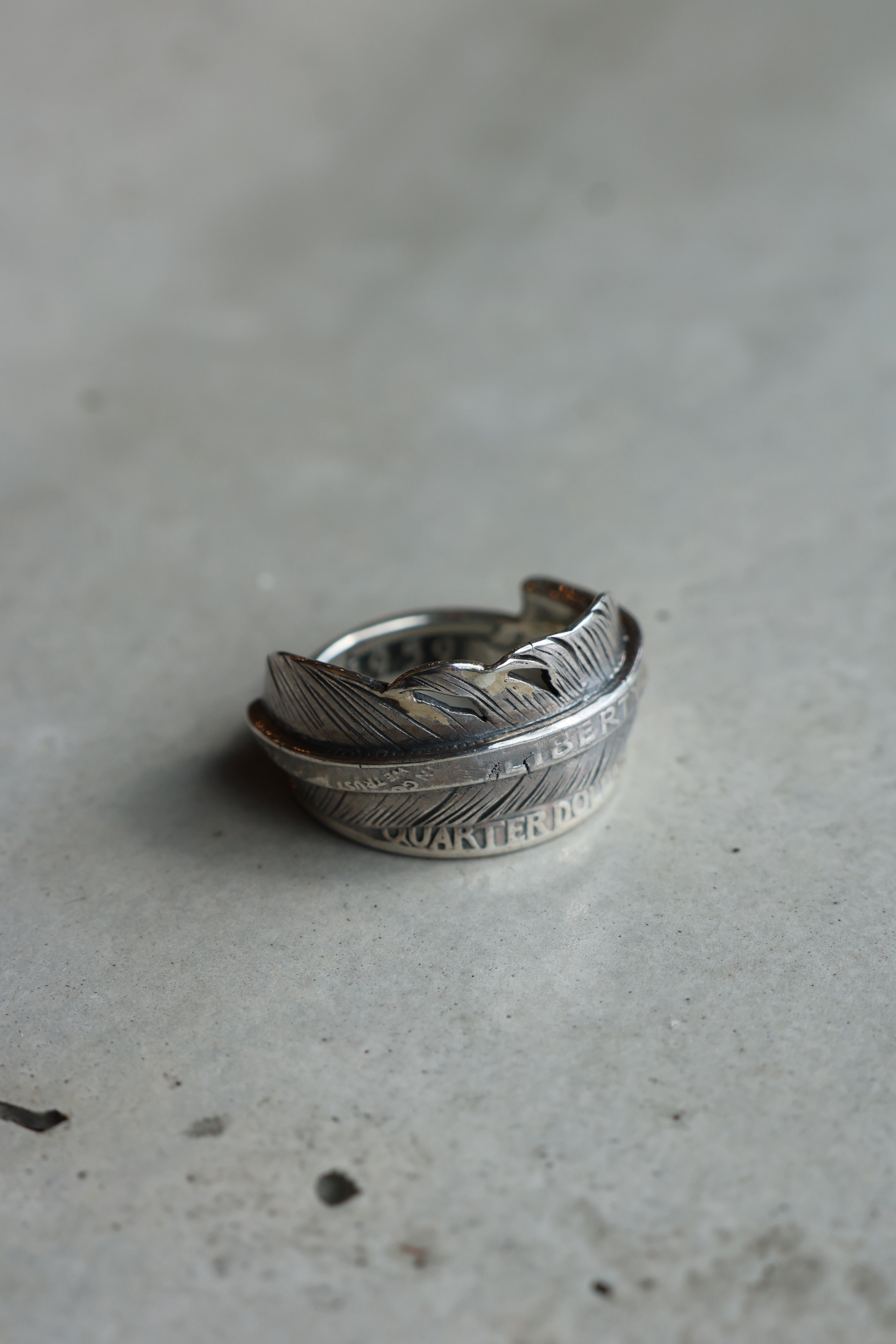 25¢ Liberty Feather Ring