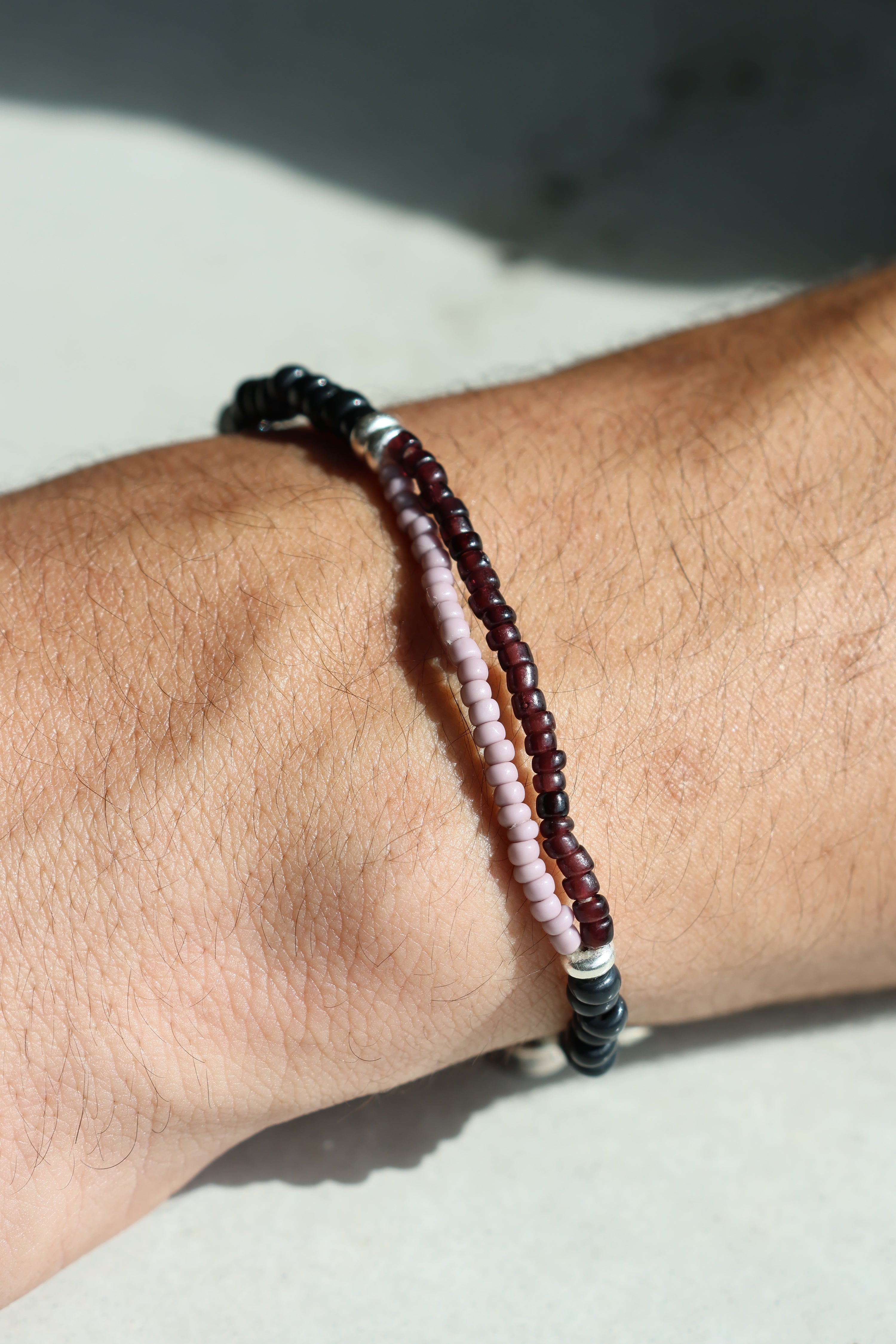 Murano Bead Coin Bracelet